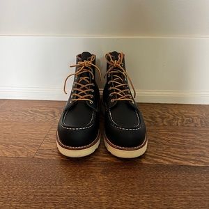 Black Red Wing Heritage Boots